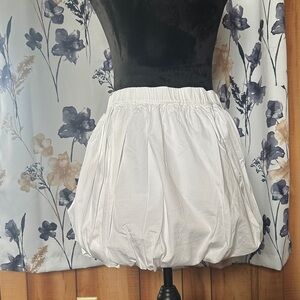 White Bubble Skirt